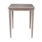 International Concepts Square Solid Wood Top Table, Counter Height, Washed Gray Taupe, 30 W, 30 L, 36 in H, Wood K09-3030-36S - alternate 3